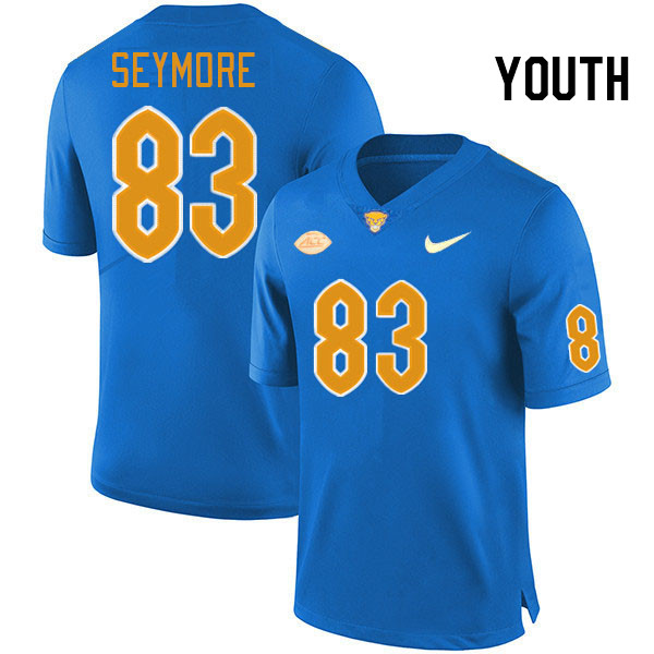 Youth #83 Lamar Seymore Pitt Panthers College Football Jerseys Stitched Sale-Royal